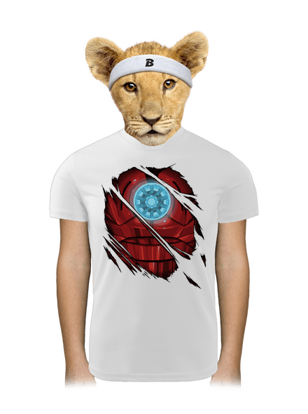 Ironman detské športové tričko White