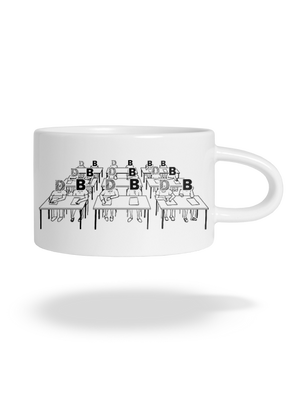 Cimrman: Debil, blbeček hrnček makronka White