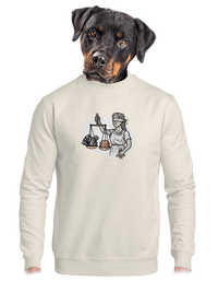 unisex mikina bez kapucne