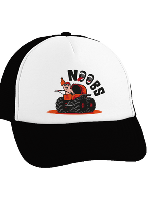 Monster stroller šiltovka truckerka Black cap