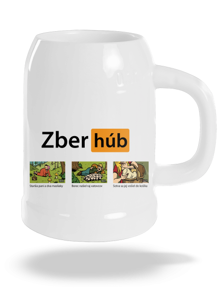 Zber húb polliter White