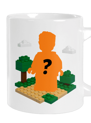 Lego z vlastnej fotky veľký hrnček White