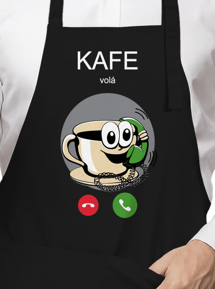 Kafe volá zástera Black