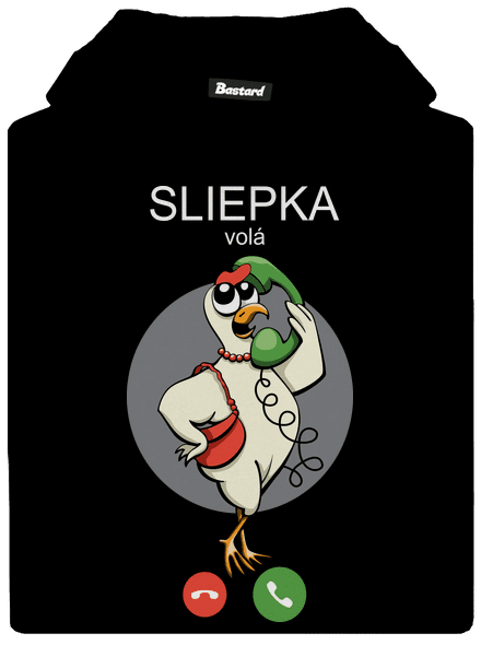 Sliepka volá detská mikina klokanka Black
