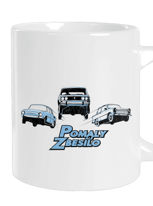 Pomaly a zbesilo veľký hrnček White