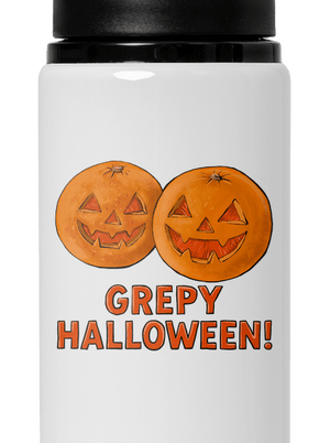 Grepy Halloween flaša na vodu White