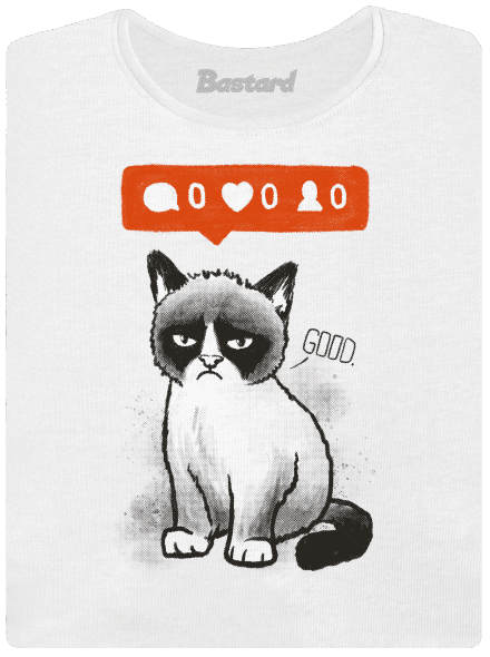 Grumpy dámske tričko s lemom White
