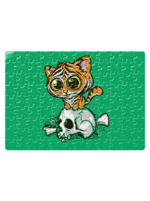 Tigrík puzzle White