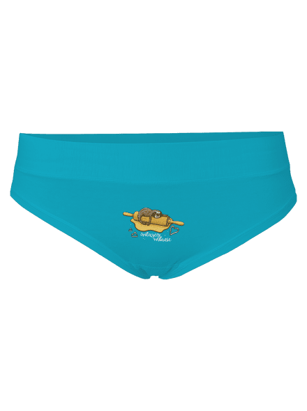 Milujem váľanie dámske nohavičky Turquoise