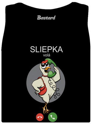 Sliepka volá dámske tielko klasické Black