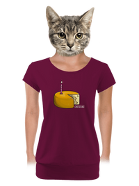 dámske tričko s lemom