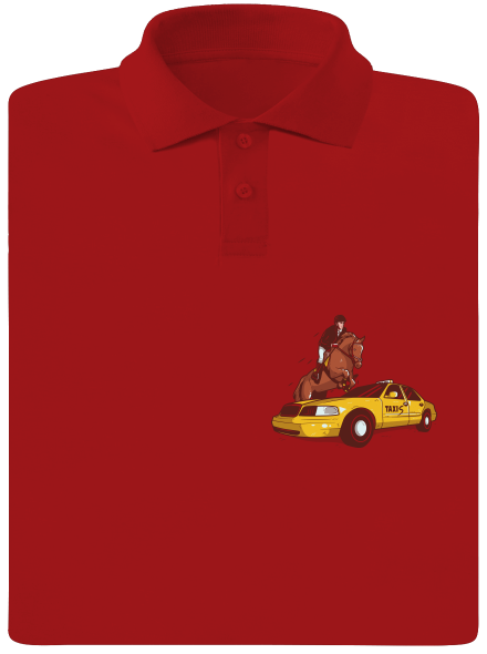 Taxis pánska polokošeľa Red Mal