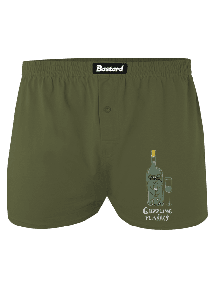 Grizzling Vlašský pánske trenky Khaki