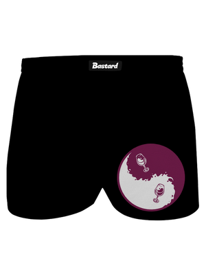 Jin Jang víno pánske trenky Black