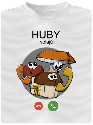 Huby volajú detské športové tričko White