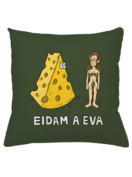 Eidam a Eva vankúš Olive Green
