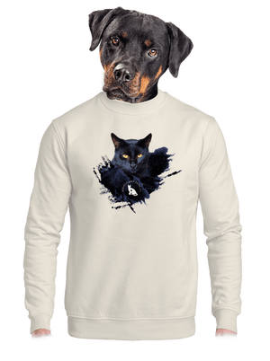 unisex mikina bez kapucne
