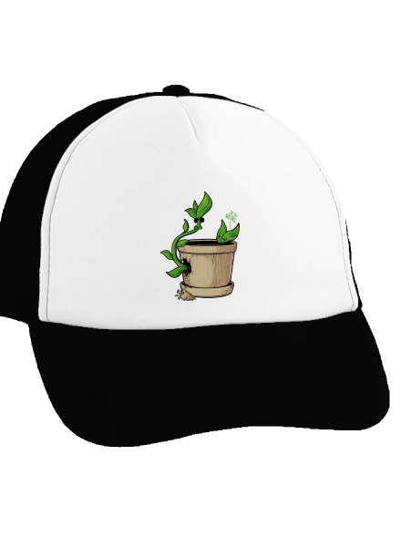 Rebel šiltovka truckerka Black cap