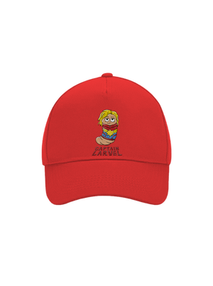 Captain Larvel šiltovka baseballka Classic Red