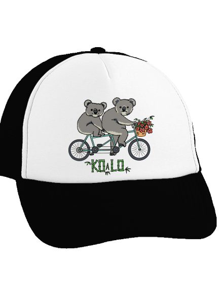 Koalo šiltovka truckerka Black cap