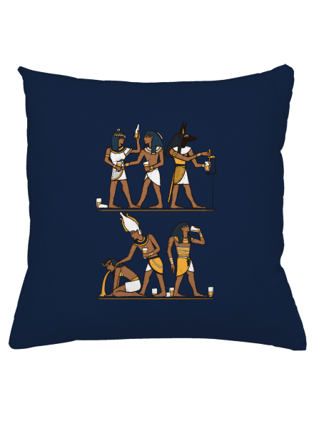 Egyptská párty vankúš Dark Navy