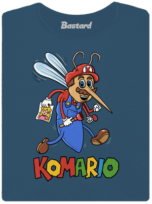 Komario dámske tričko prémium Petrol Blue