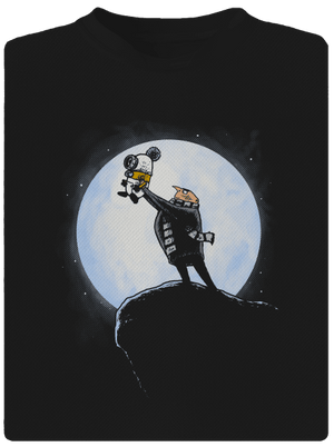 Kráľ mimoňov pánske športové tričko Black