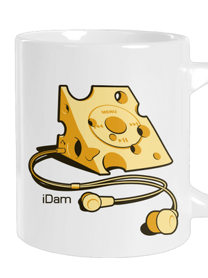 iDam veľký hrnček White