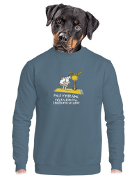 unisex mikina bez kapucne