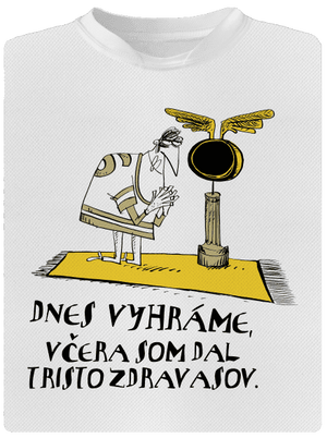 Dnes vyhráme detské športové tričko White