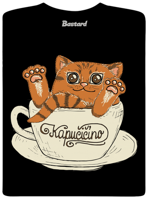 Kapučičíno pánske tričko Black