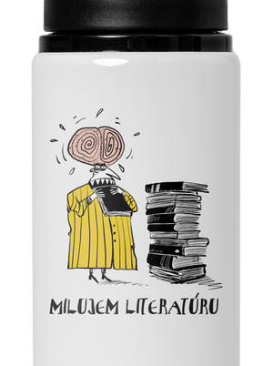 Milujem literatúru flaša na vodu White