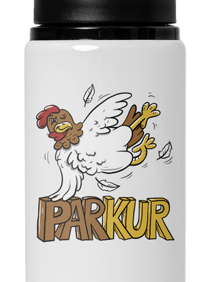 Parkur flaša na vodu White