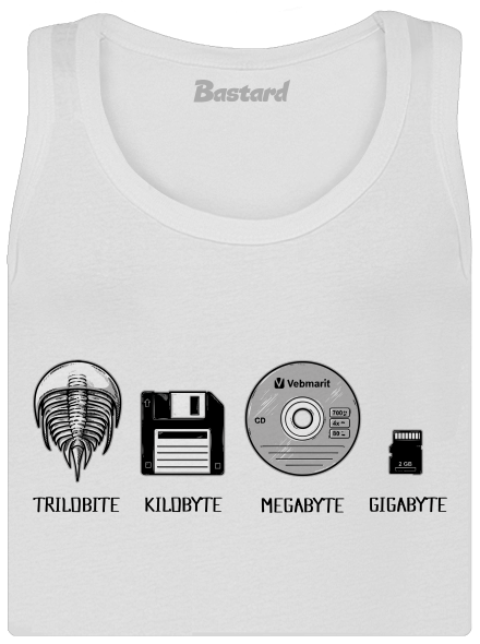 Trilobite dámske tielko klasické White