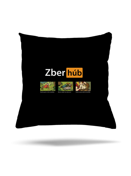 Zber húb vankúš Black