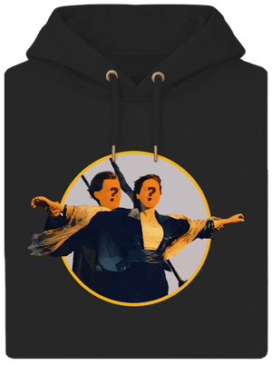 Titanic unisex mikina premium Dark Black