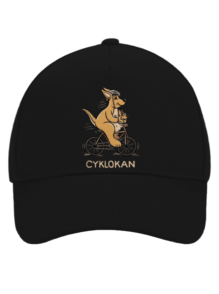 Cyklokan šiltovka baseballka Black