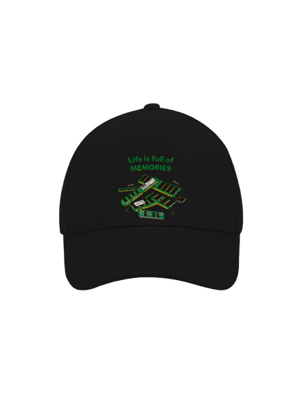 Uchované v pamäti šiltovka baseballka Black