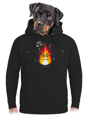 Páli mi to unisex mikina premium Dark Black