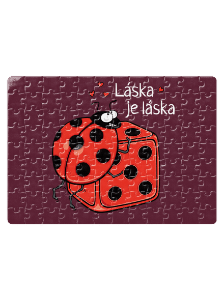Láska je láska puzzle White