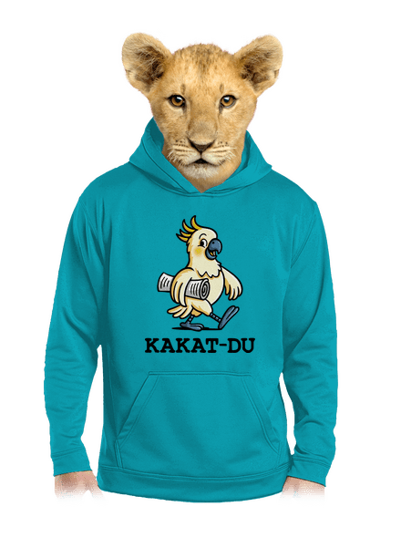 Kakat-du detská mikina klokanka Hawaiian Blue