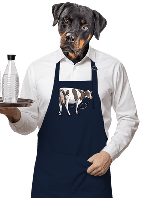 Cow drink zástera Navy