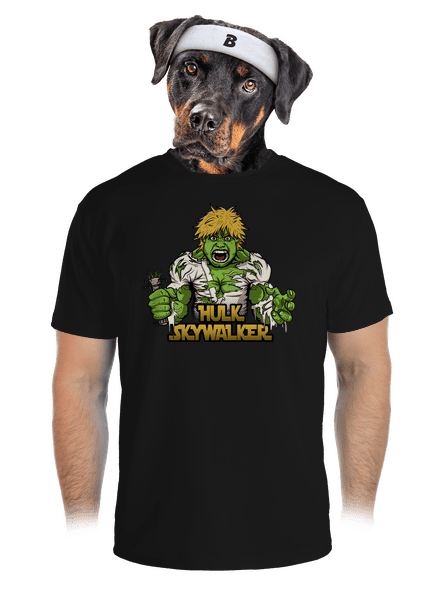 Hulk Skywalker pánske športové tričko Black