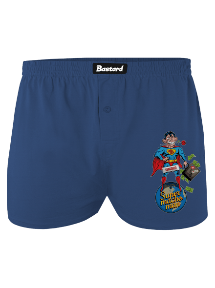 Supermachoman pánske trenky Blue