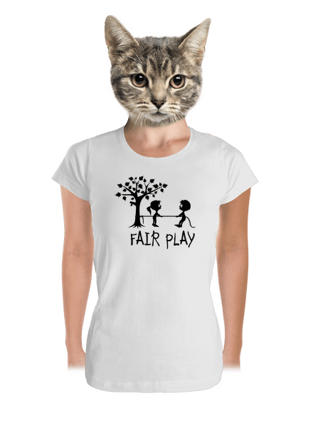 Fair play dámske tričko prémium White