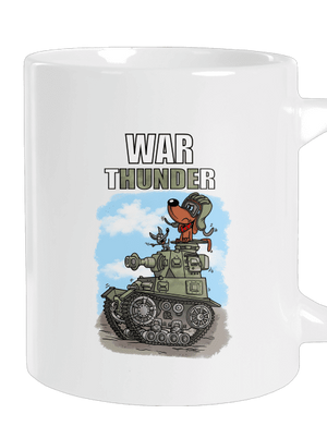 War Hunde veľký hrnček White