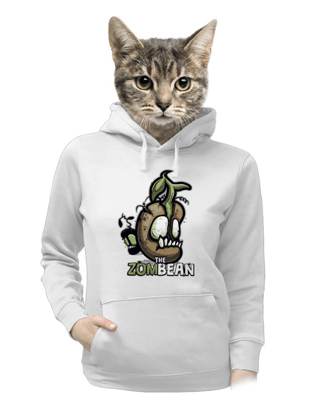 Zombean dámska mikina klokanka White