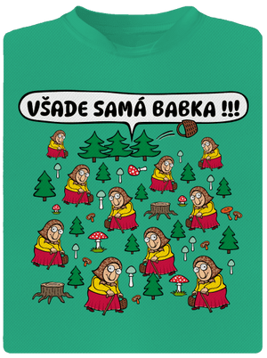 Všade samá babka pánske športové tričko Mint Mal