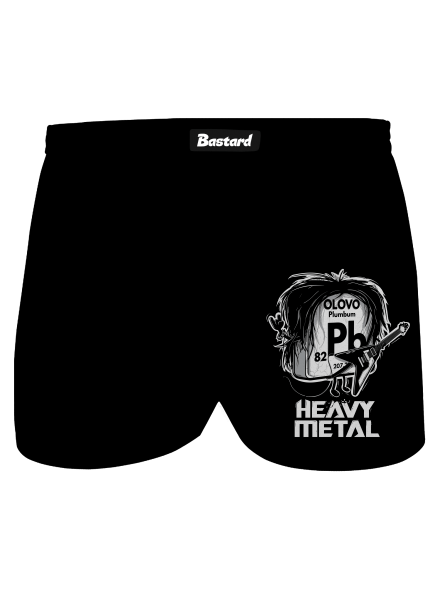 Heavy Metal pánske trenky Black