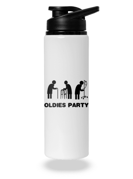 Oldies party flaša na vodu White